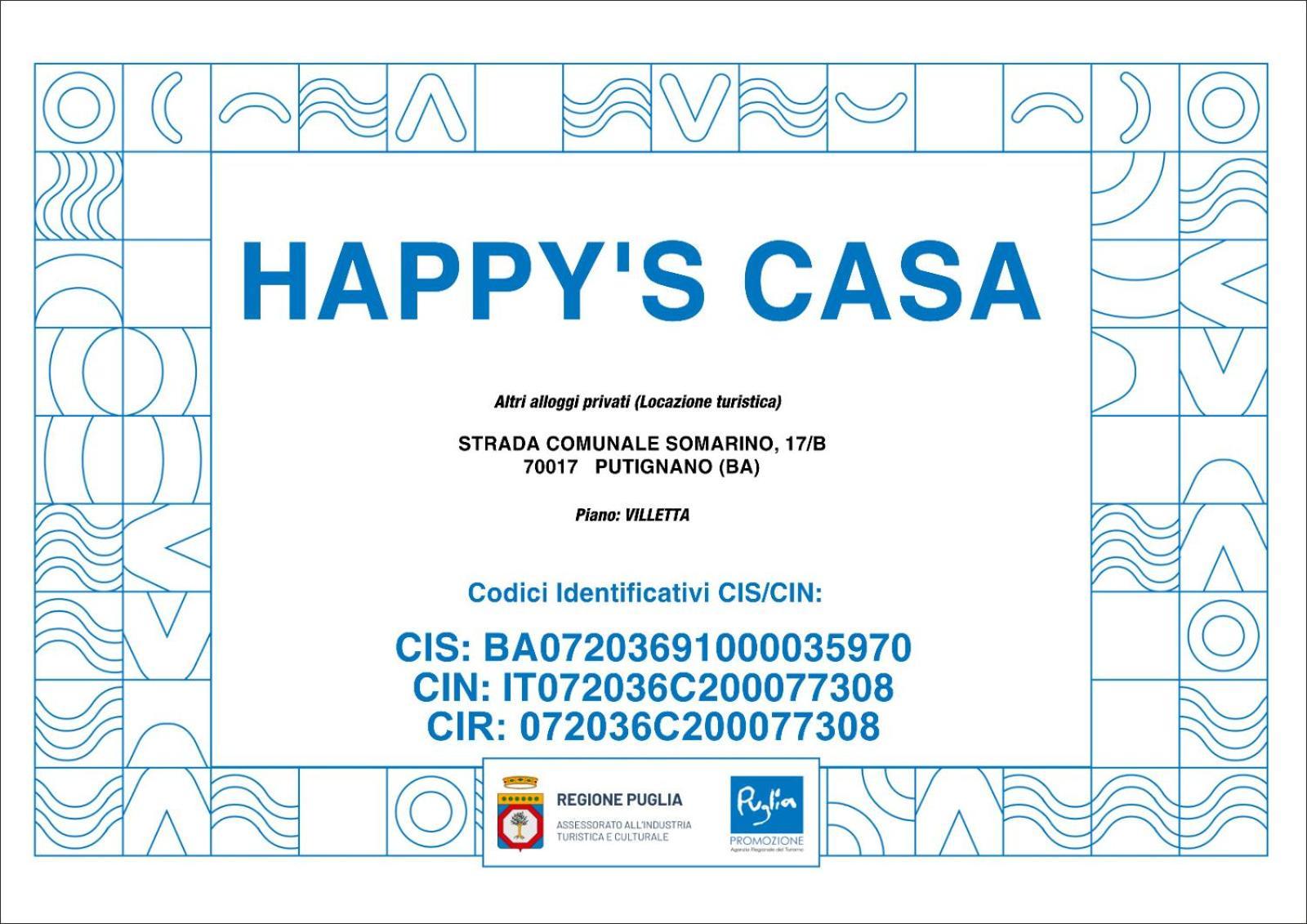 ホテル Happy'S Casa プティニャーノ エクステリア 写真